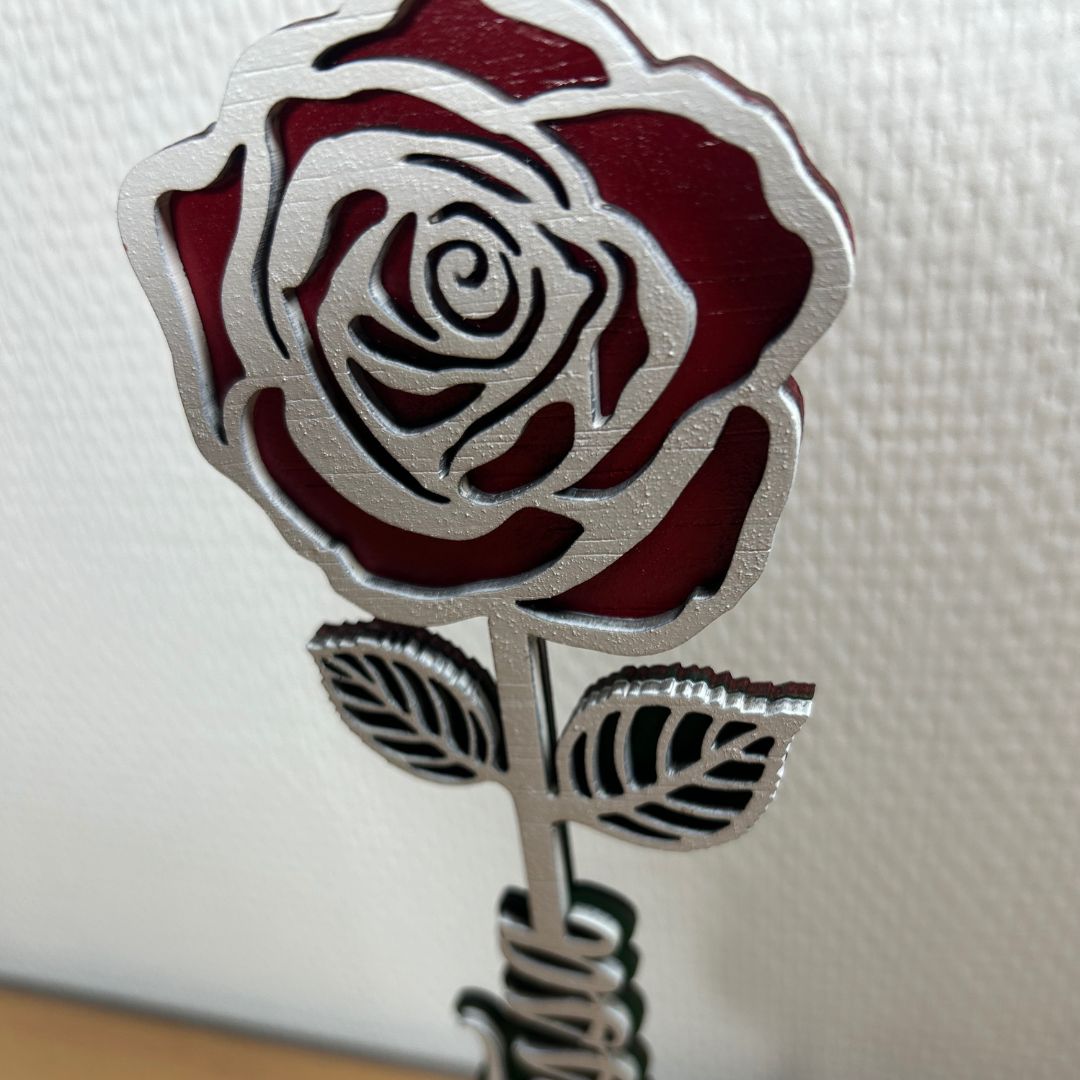 Houten Roos | Met Naam