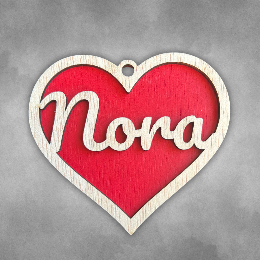 Valentijns Hart met Naam – Uniek en Persoonlijk! ❤️