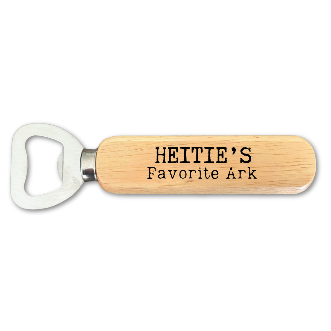 Bieropener Heitie’s Favoriete Ark – Cadeau – gepersonaliseerd met gravure