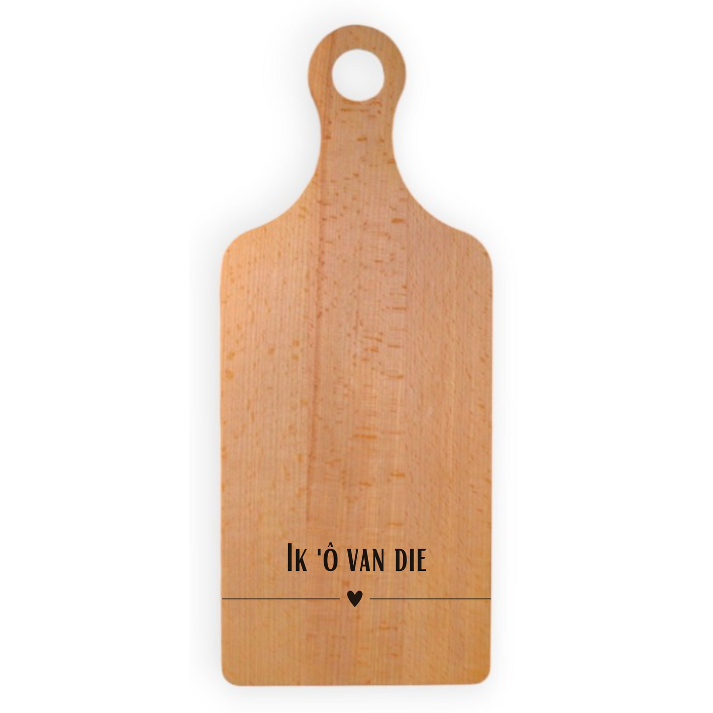 Borrelplank Valentijnsdag | Verschillende dialecten 34 x 14 cm