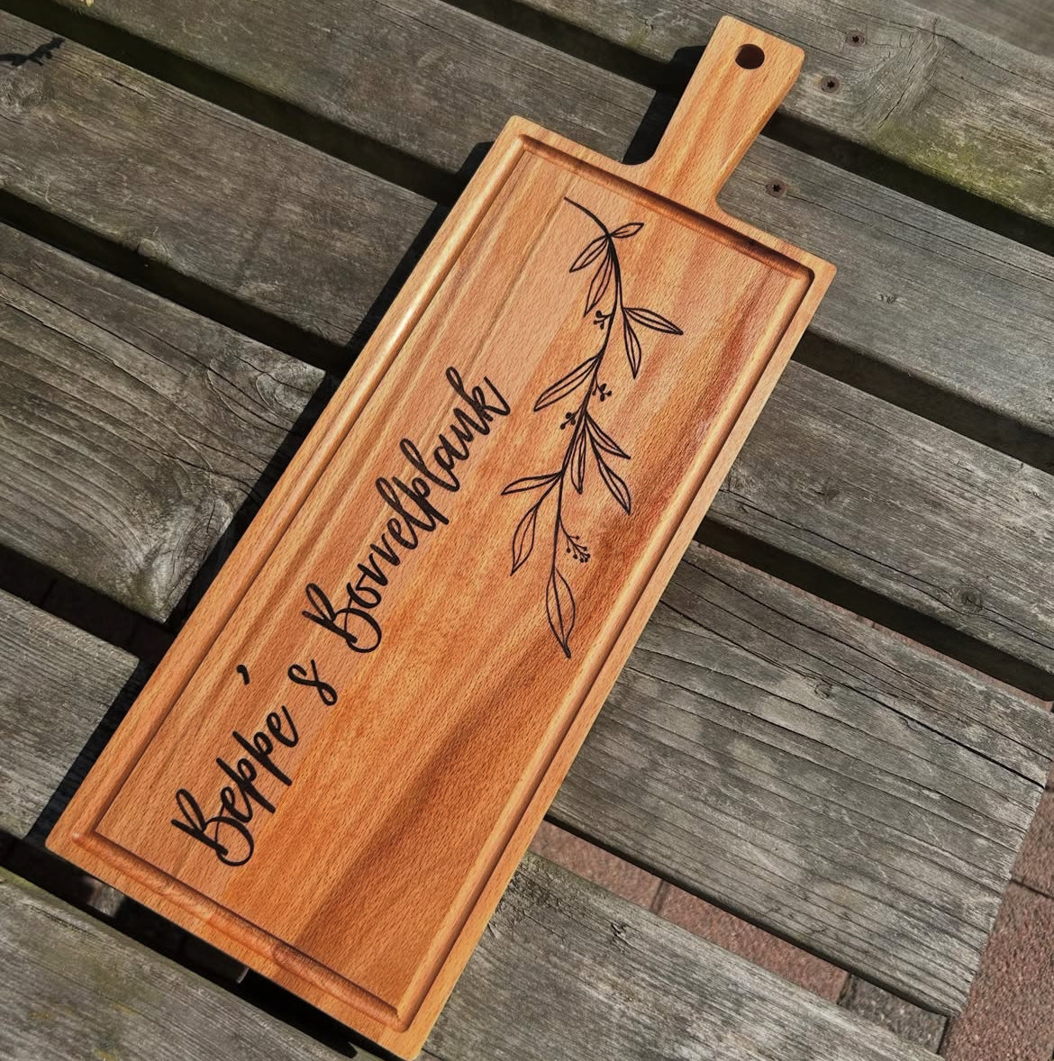 Borrelplank Moederdag | 49 x 17 cm