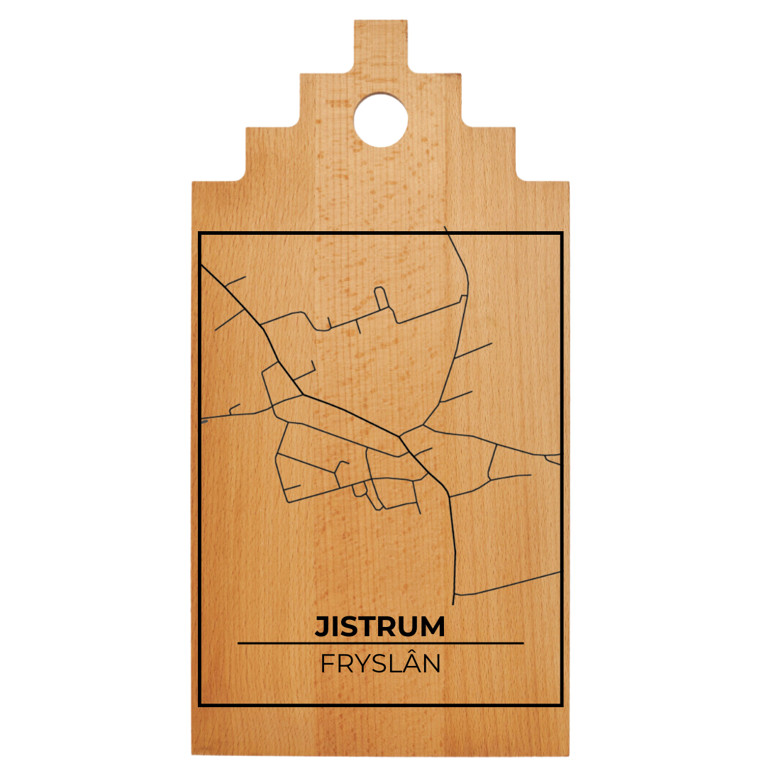 Borrelplank met Plattegrond  39×20 cm | Jistrum