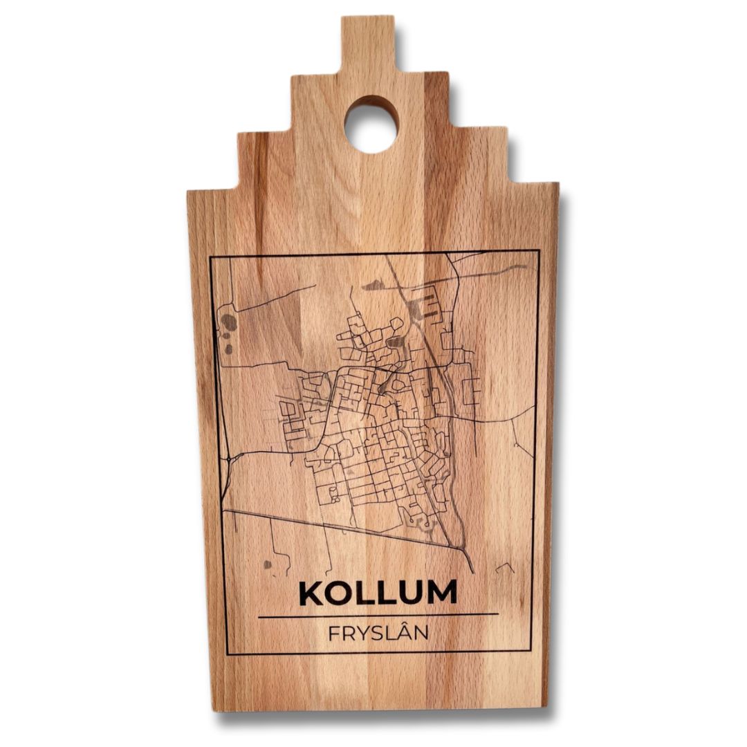 Borrelplank met Plattegrond  39×20 cm