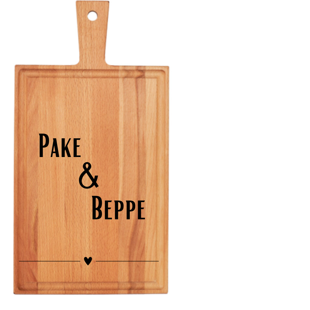 Borrelplank Pake & Beppe 38 x 20 cm