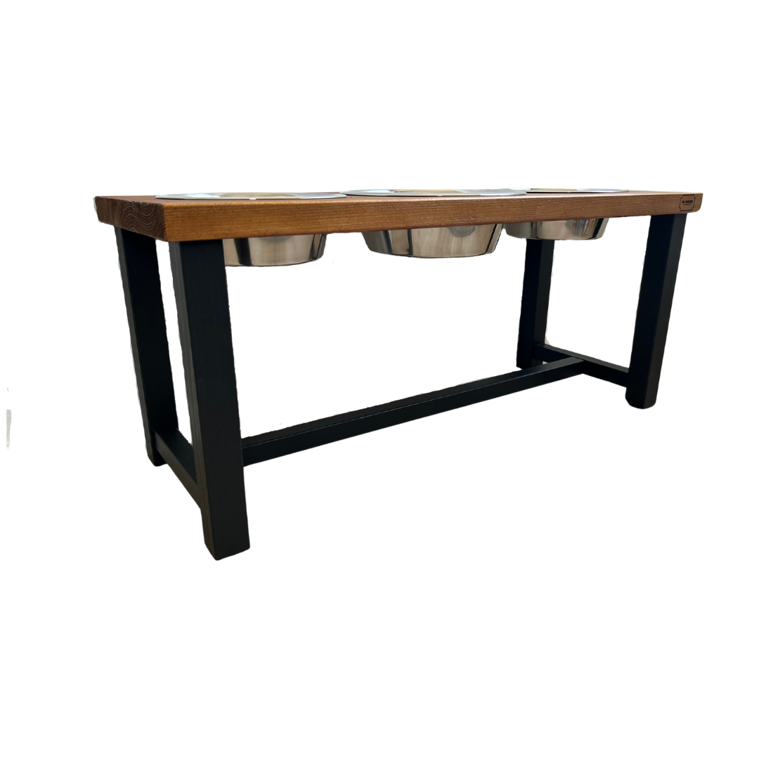 Voerbak tafel grote hond - 20/40 cm - 3 voerbakken