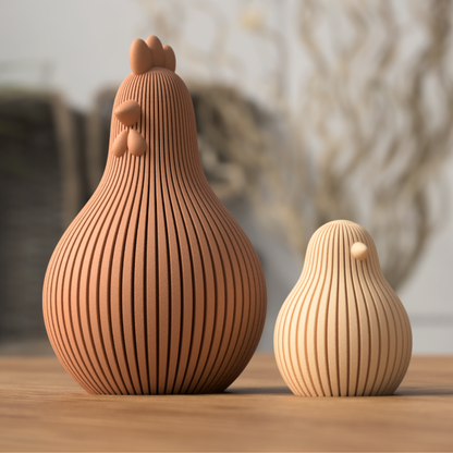 Decoratieve Kippen - Set van 2