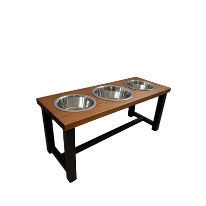 Voerbak tafel grote hond - 20/40 cm - 3 voerbakken