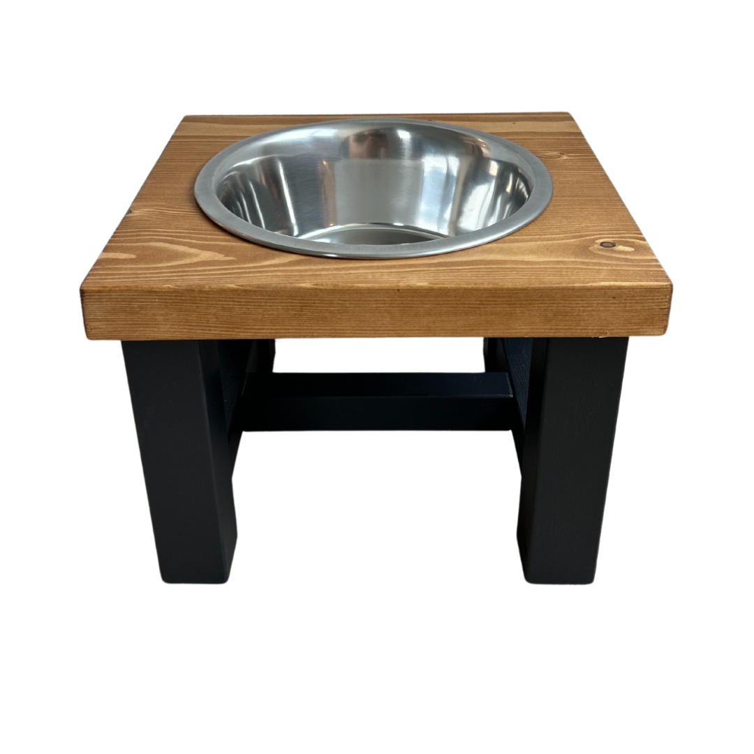 Enkele voerbak tafel grote hond - 20/30 cm