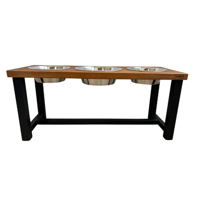 Voerbak tafel grote hond - 20/40 cm - 3 voerbakken