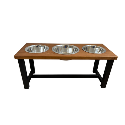 Voerbak tafel grote hond - 20/40 cm - 3 voerbakken