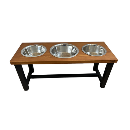 Voerbak tafel grote hond - 20/40 cm - 3 voerbakken