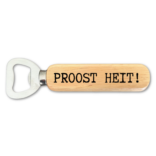 Bieropener Proost Heit – Cadeau – gepersonaliseerd met gravure
