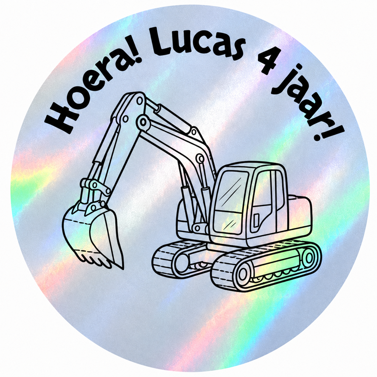 10 Gepersonaliseerde Stickers | Graafmachine