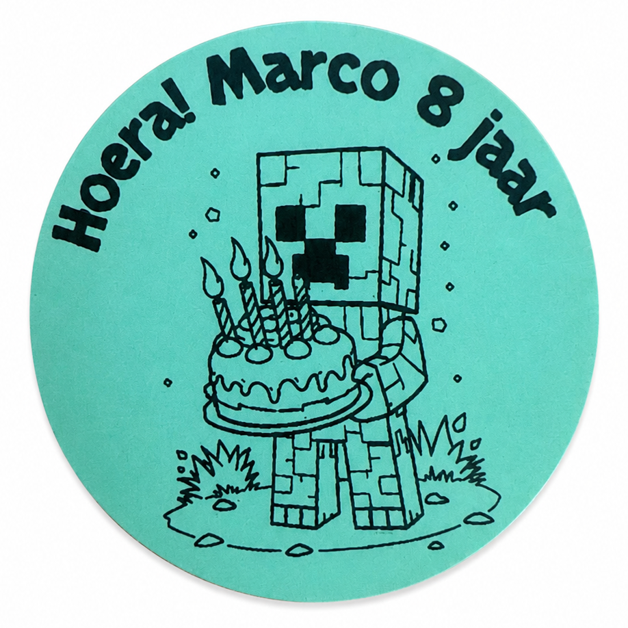 10 Gepersonaliseerde Stickers | Minecraft