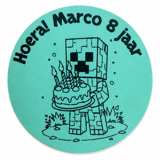 10 Gepersonaliseerde Stickers | Minecraft