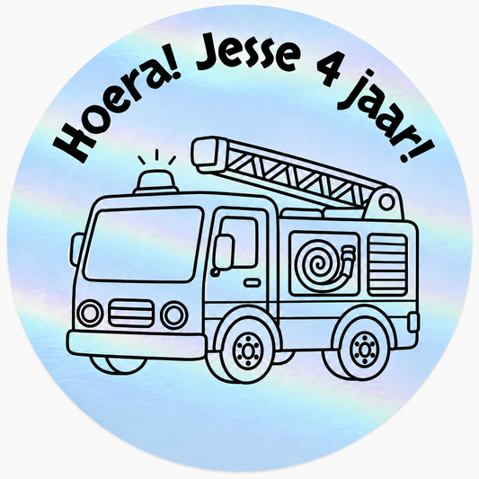 10 Gepersonaliseerde Stickers | Brandweer