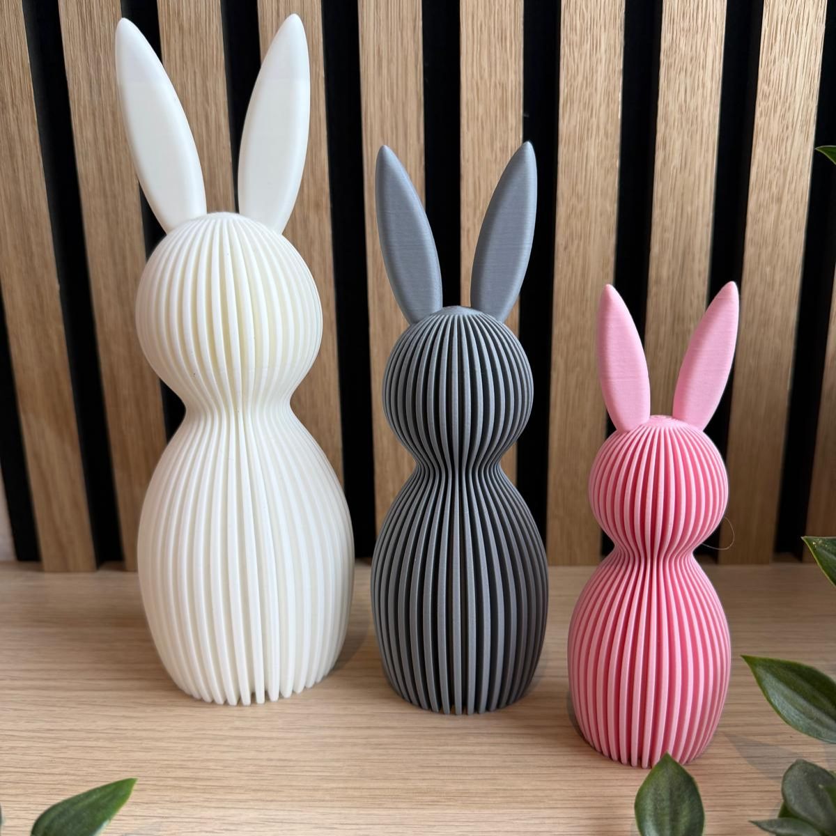 Decoratieve Design Paashaas - SET van 3