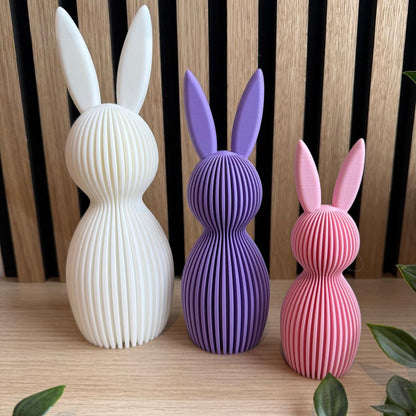 Decoratieve Design Paashaas - SET van 3