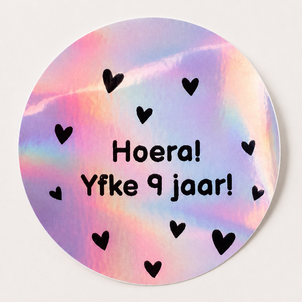 10 Gepersonaliseerde Stickers | Hartjes
