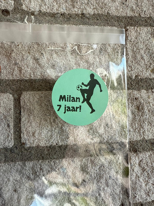 10 Gepersonaliseerde Stickers | Voetbal
