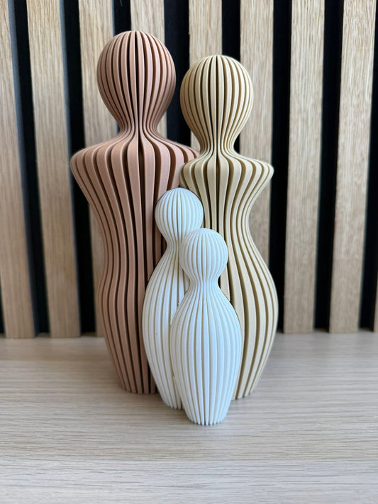 Familiebeeldje Gezin (1-5 Kinderen) – Symbool van Liefde & Verbondenheid