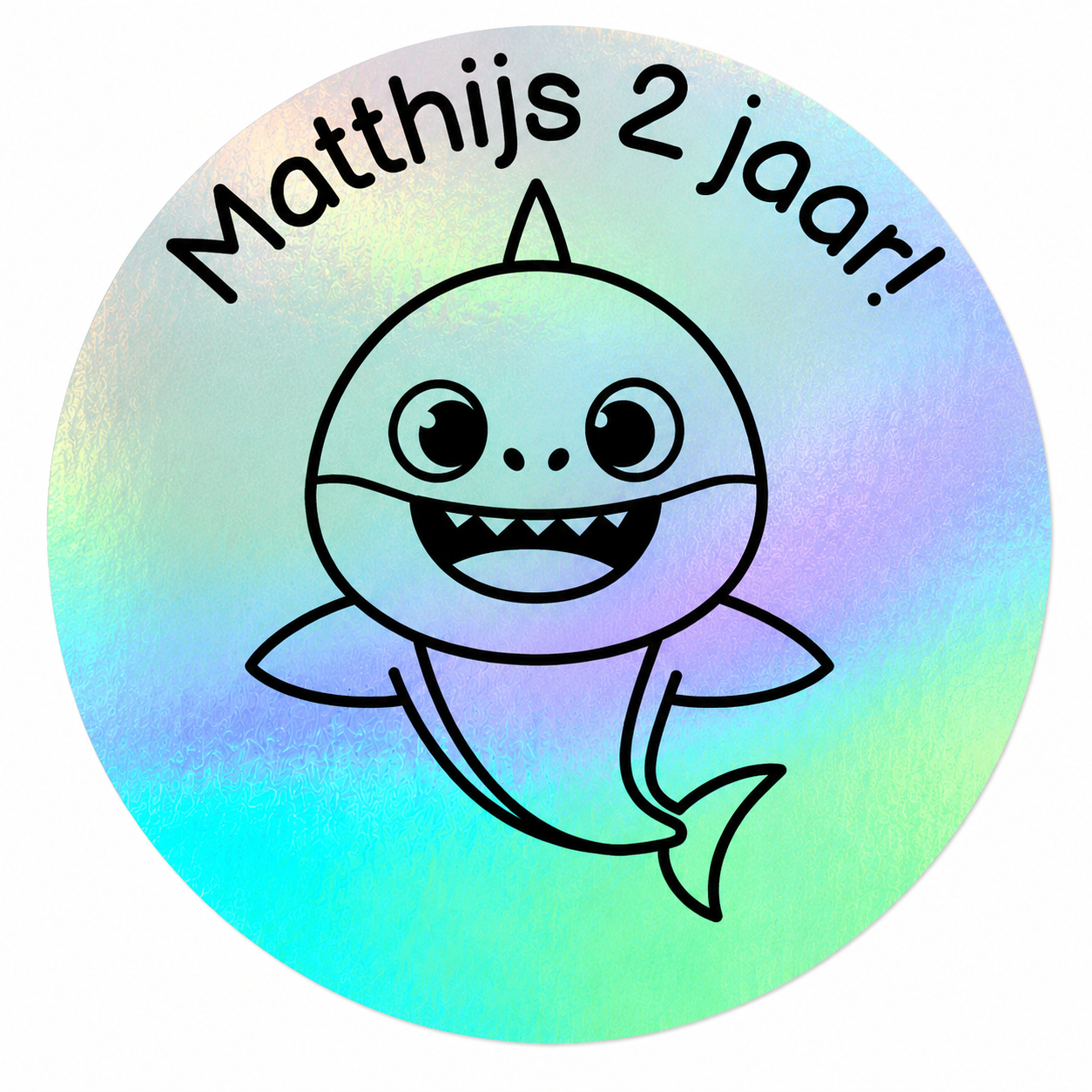 10 Gepersonaliseerde Stickers | Baby Shark