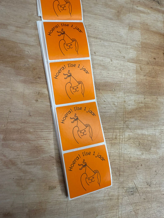 10 Gepersonaliseerde Stickers | Dikkie Dik