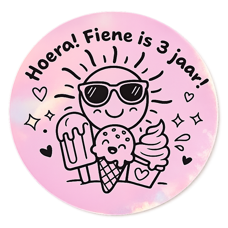 10 Gepersonaliseerde Stickers | Zomer Thema