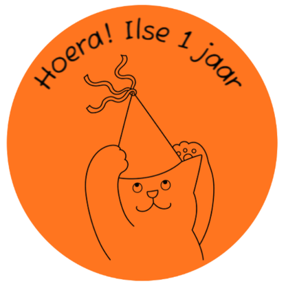 10 Gepersonaliseerde Stickers | Dikkie Dik