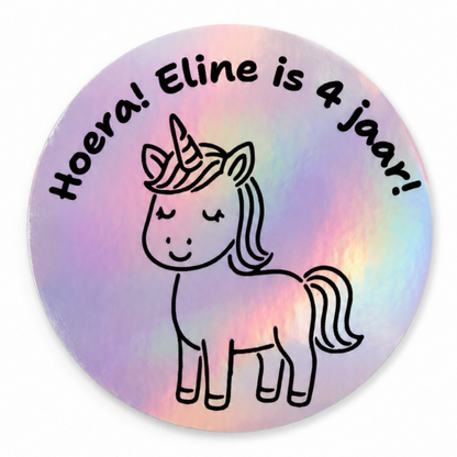 10 Gepersonaliseerde Stickers | Unicorn